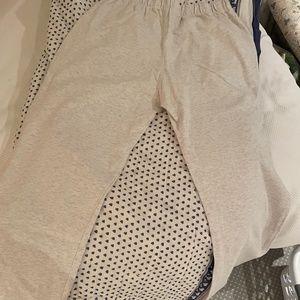 Wide leg brandy Melville cotton sweatpants